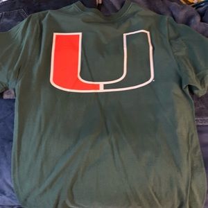 Miami hurricanes tshirt